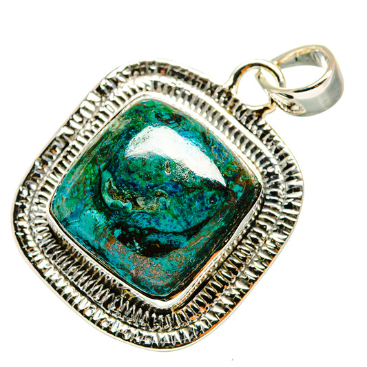 Chrysocolla Pendants handcrafted by Ana Silver Co - PD11124