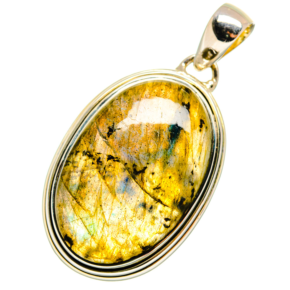 Labradorite Pendants handcrafted by Ana Silver Co - PD11180
