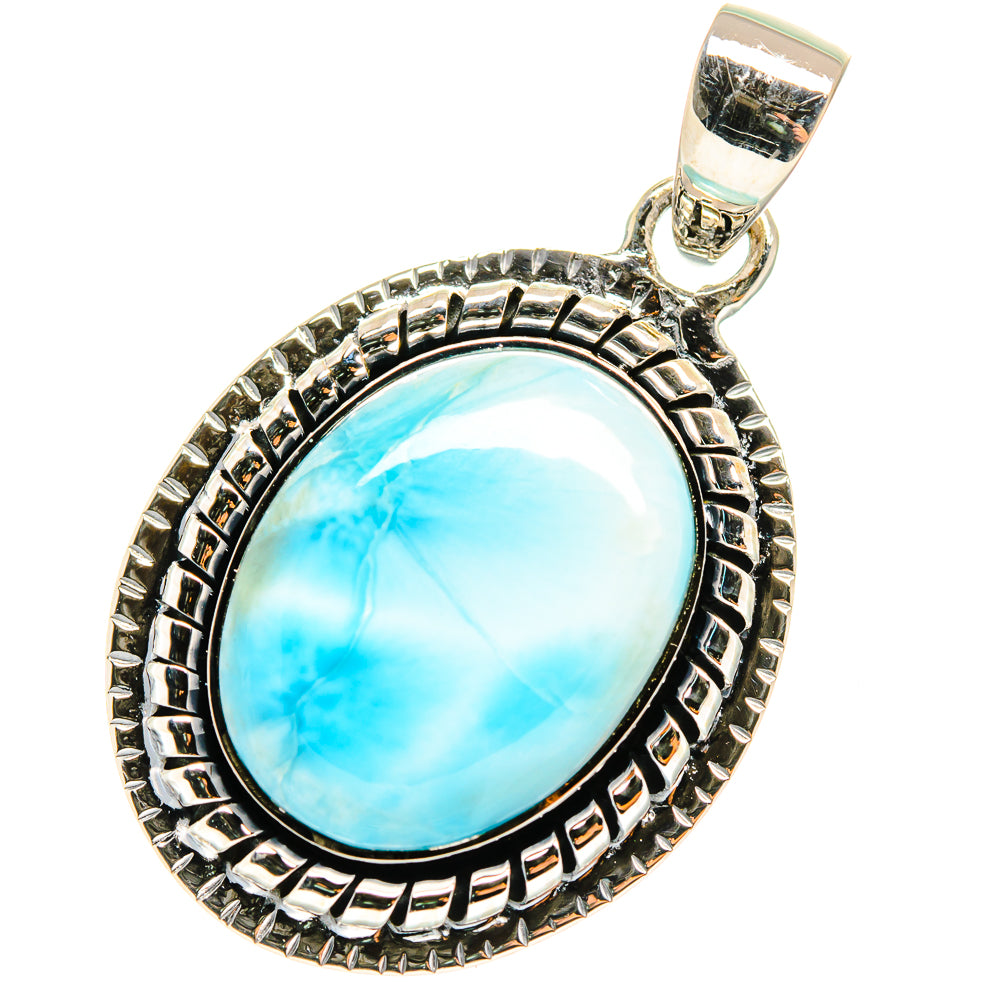 Larimar Pendants handcrafted by Ana Silver Co - PD11188