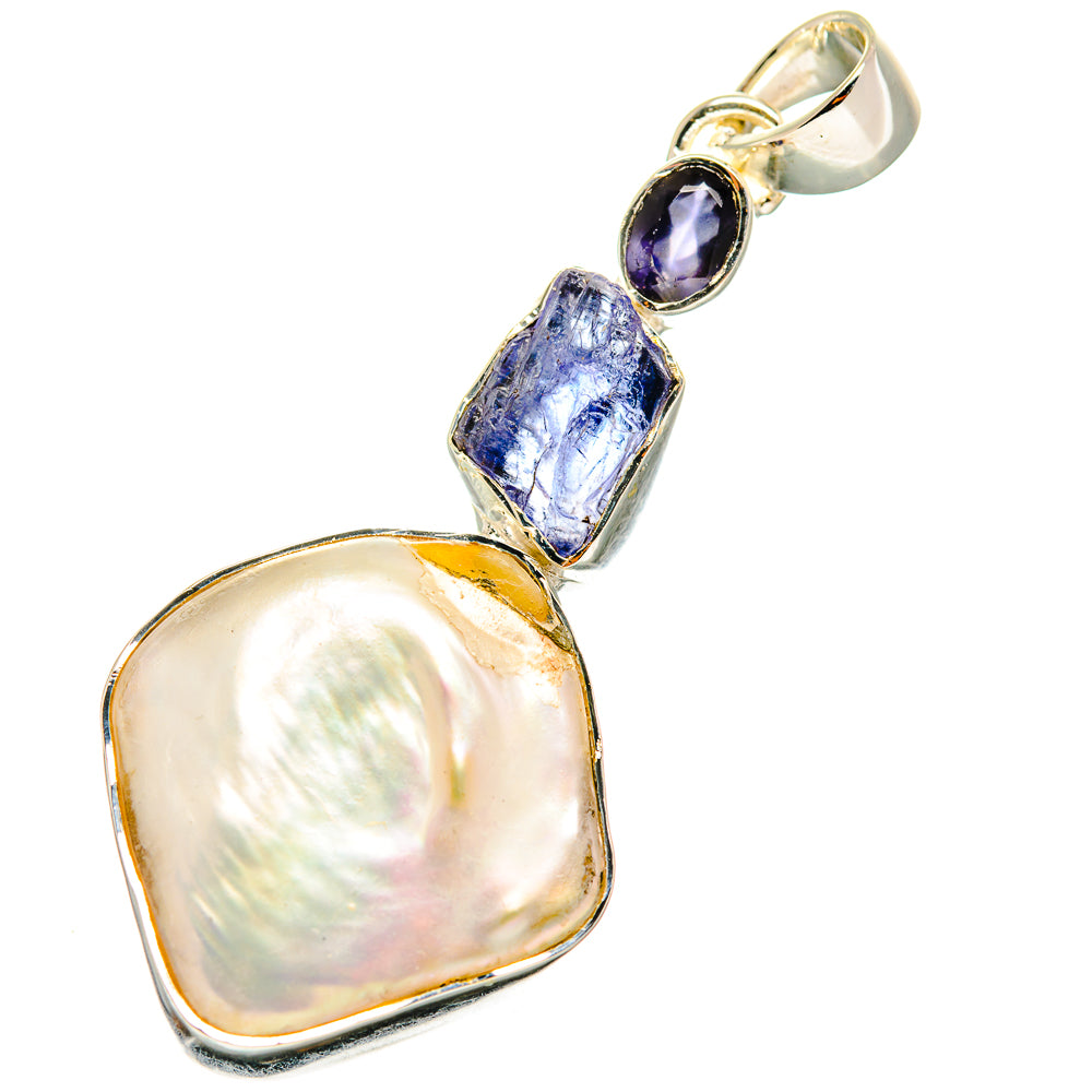 Mother Of Pearl Pendants handcrafted by Ana Silver Co - PD11198