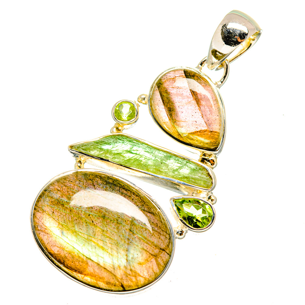 Labradorite Pendants handcrafted by Ana Silver Co - PD11291