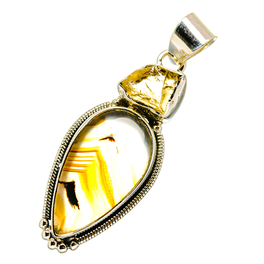 Montana Agate Pendants handcrafted by Ana Silver Co - PD11313