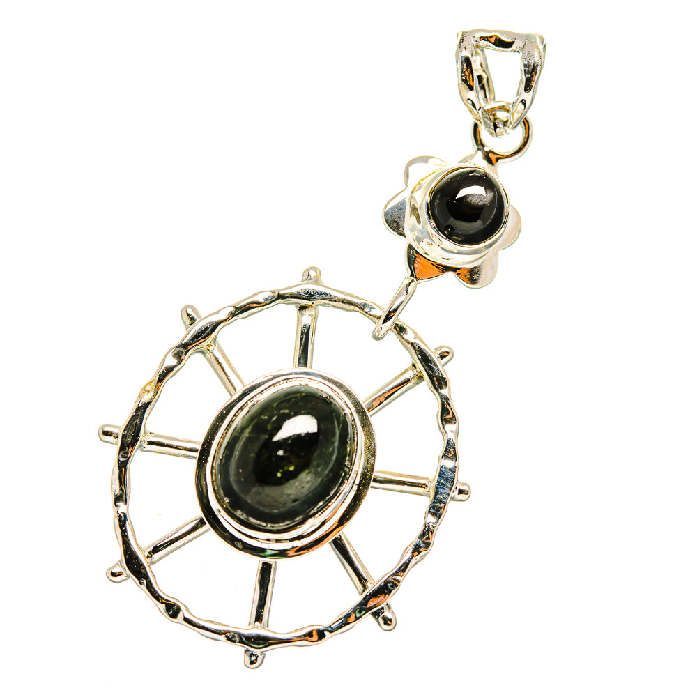 Star Diopside Pendants handcrafted by Ana Silver Co - PD11316