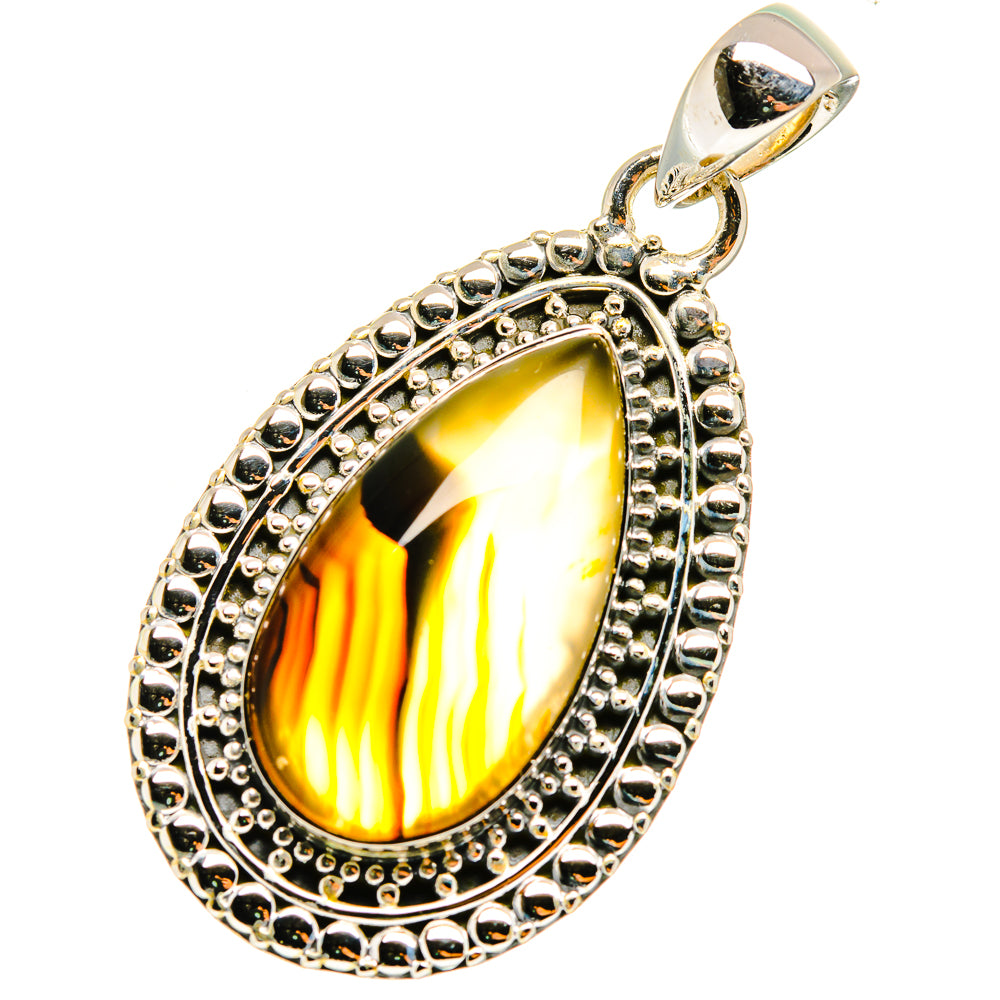 Montana Agate Pendants handcrafted by Ana Silver Co - PD11317 - Photo 2