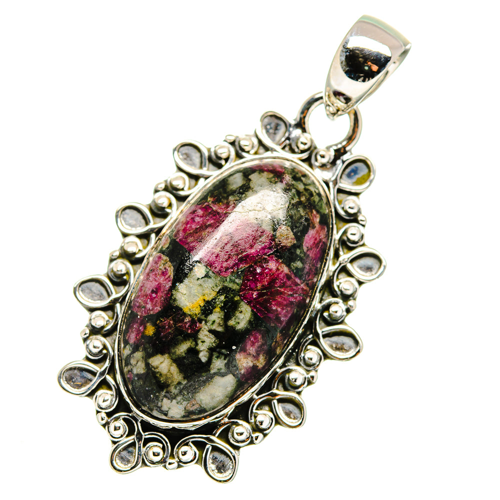 Russian Eudialyte Pendants handcrafted by Ana Silver Co - PD11373