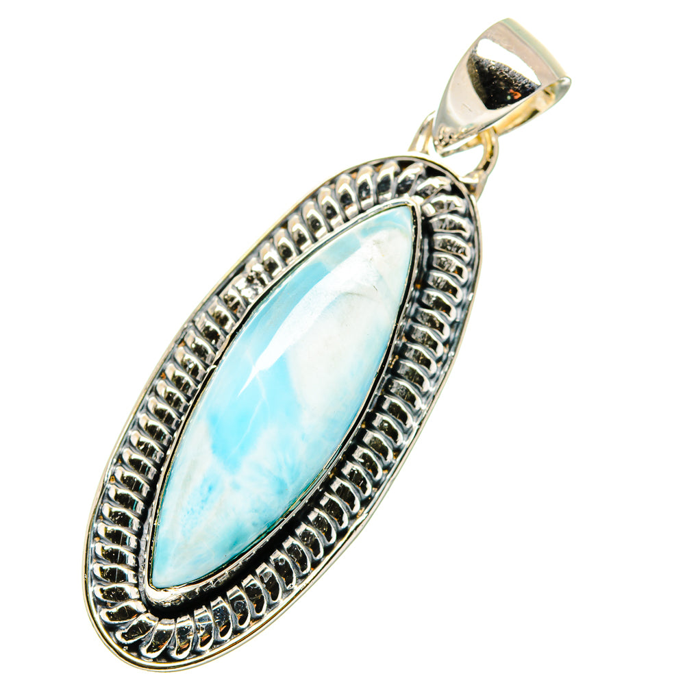 Larimar Pendants handcrafted by Ana Silver Co - PD11398