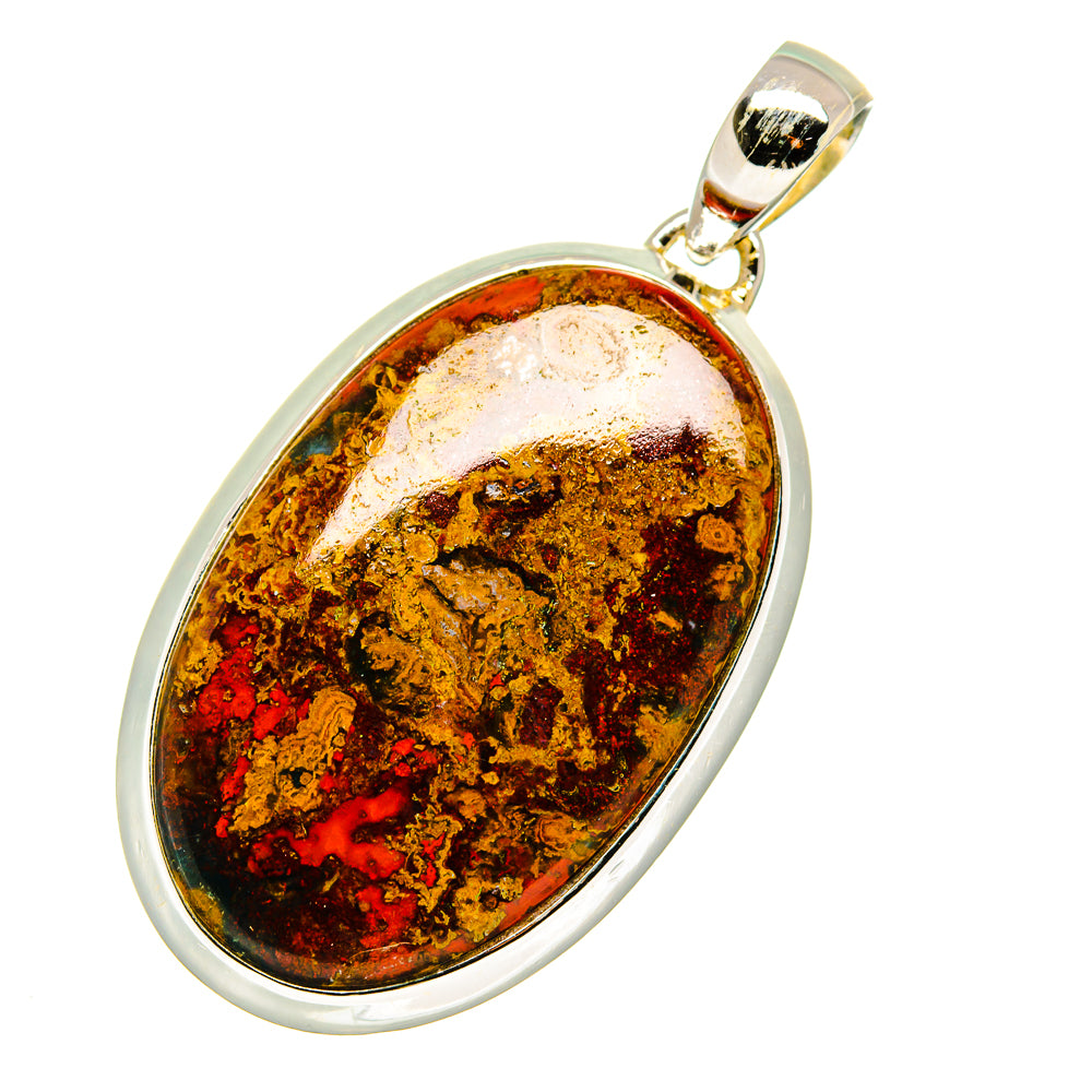Moroccan Agate Pendants handcrafted by Ana Silver Co - PD11464