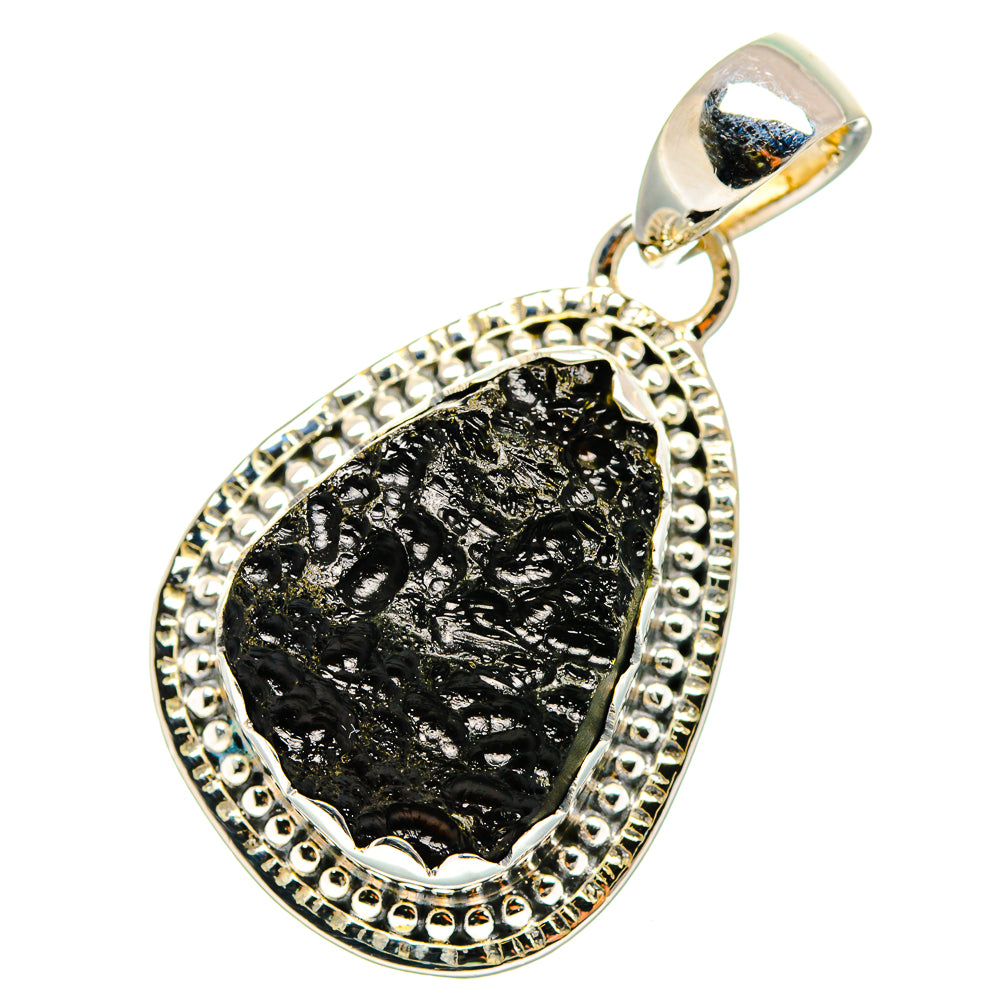 Tektite Pendants handcrafted by Ana Silver Co - PD11469