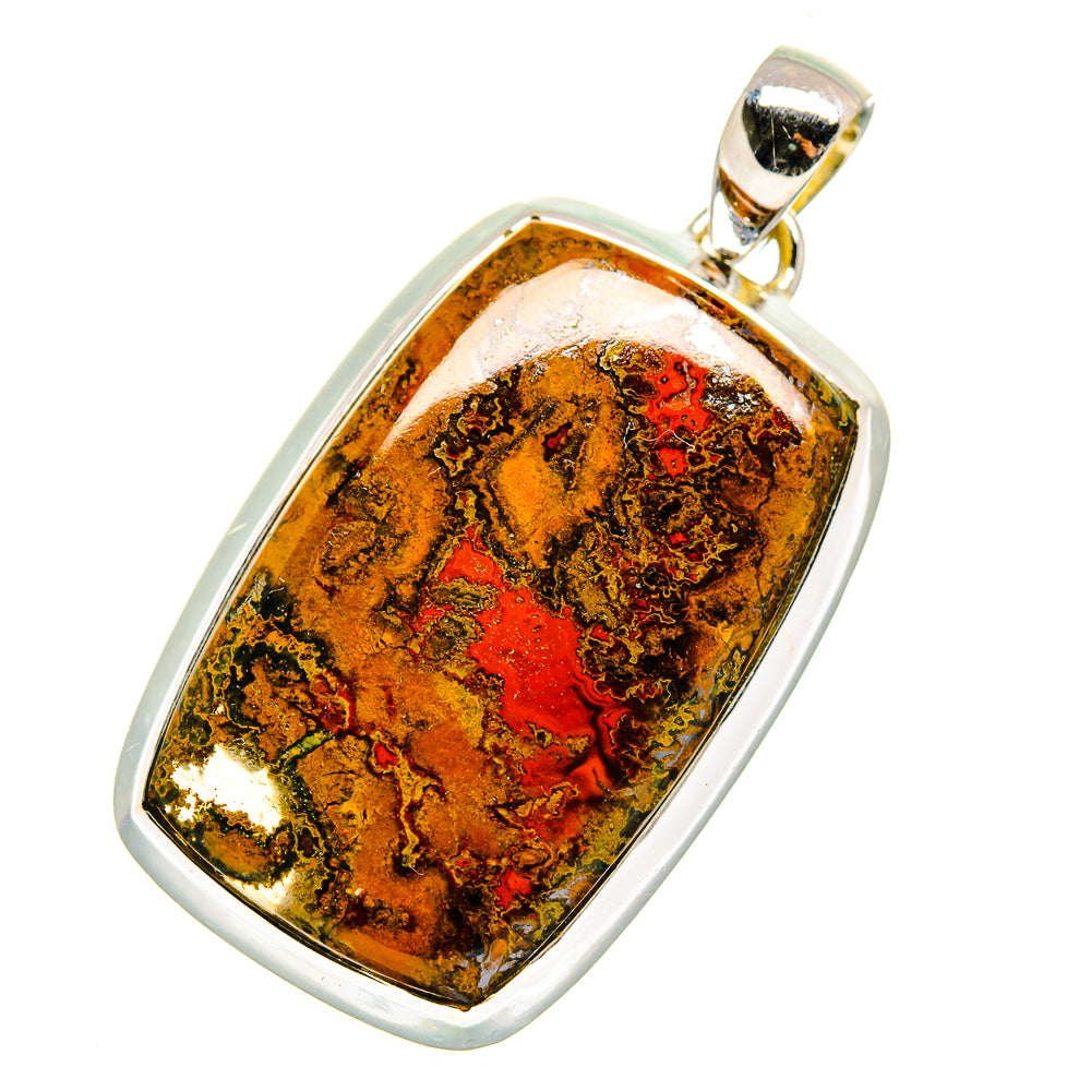 Moroccan Agate Pendants handcrafted by Ana Silver Co - PD11479