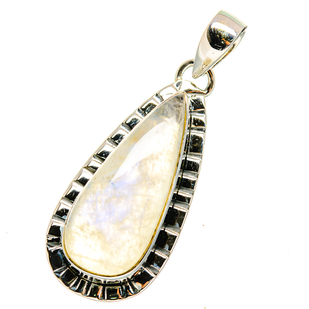 Rainbow Moonstone Pendants handcrafted by Ana Silver Co - PD11516