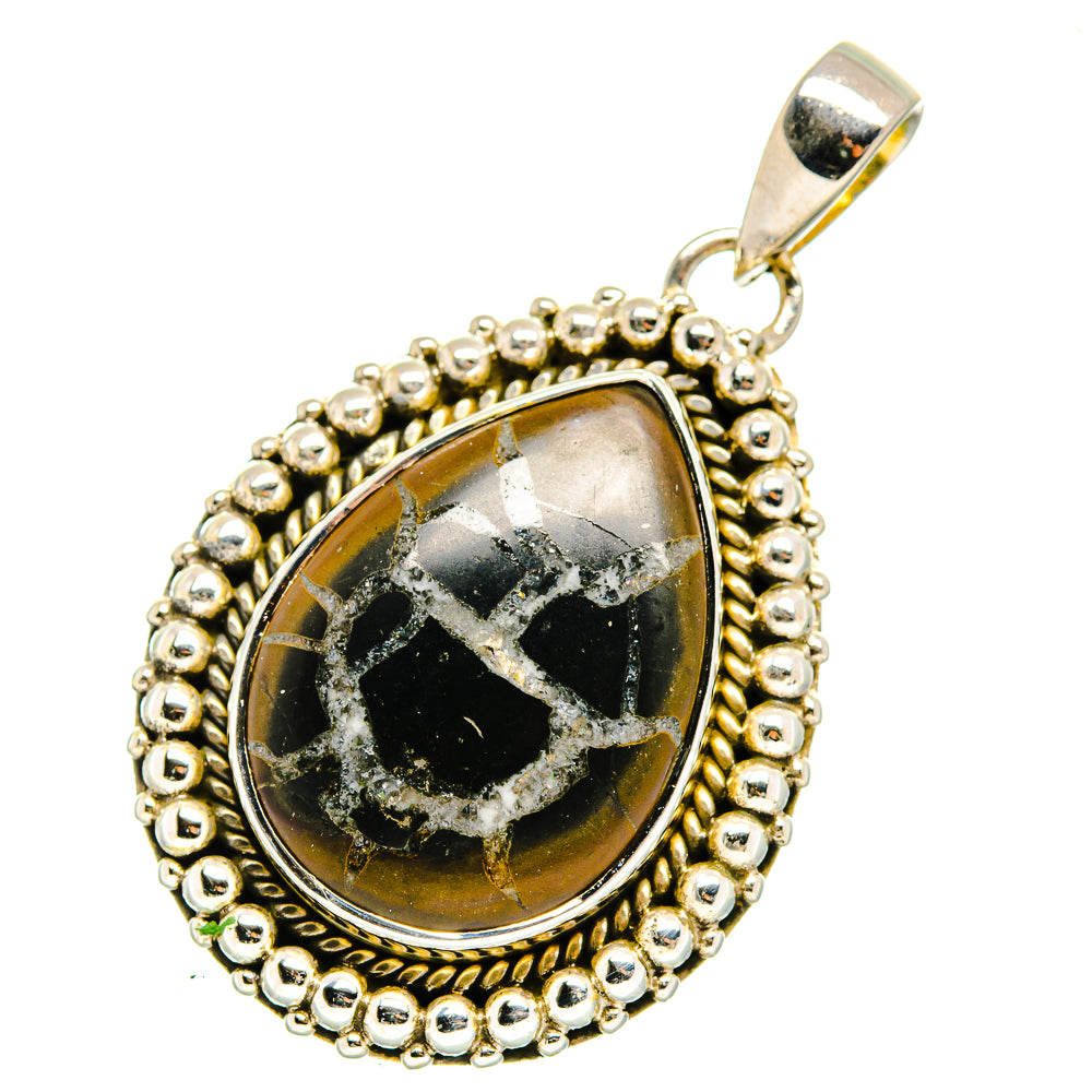 Septarian Geode Pendants handcrafted by Ana Silver Co - PD11546 - Photo 2