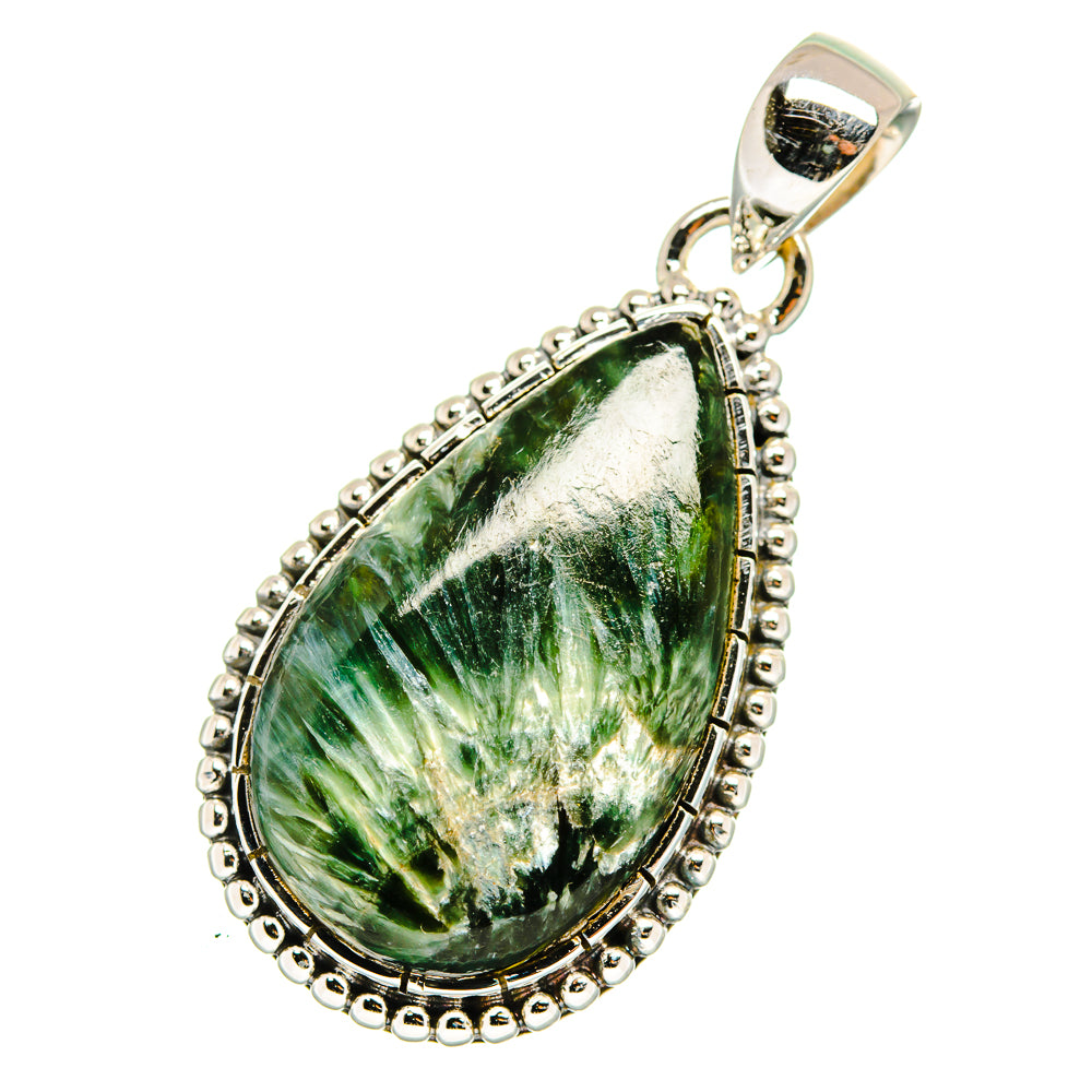 Seraphinite Pendants handcrafted by Ana Silver Co - PD11549