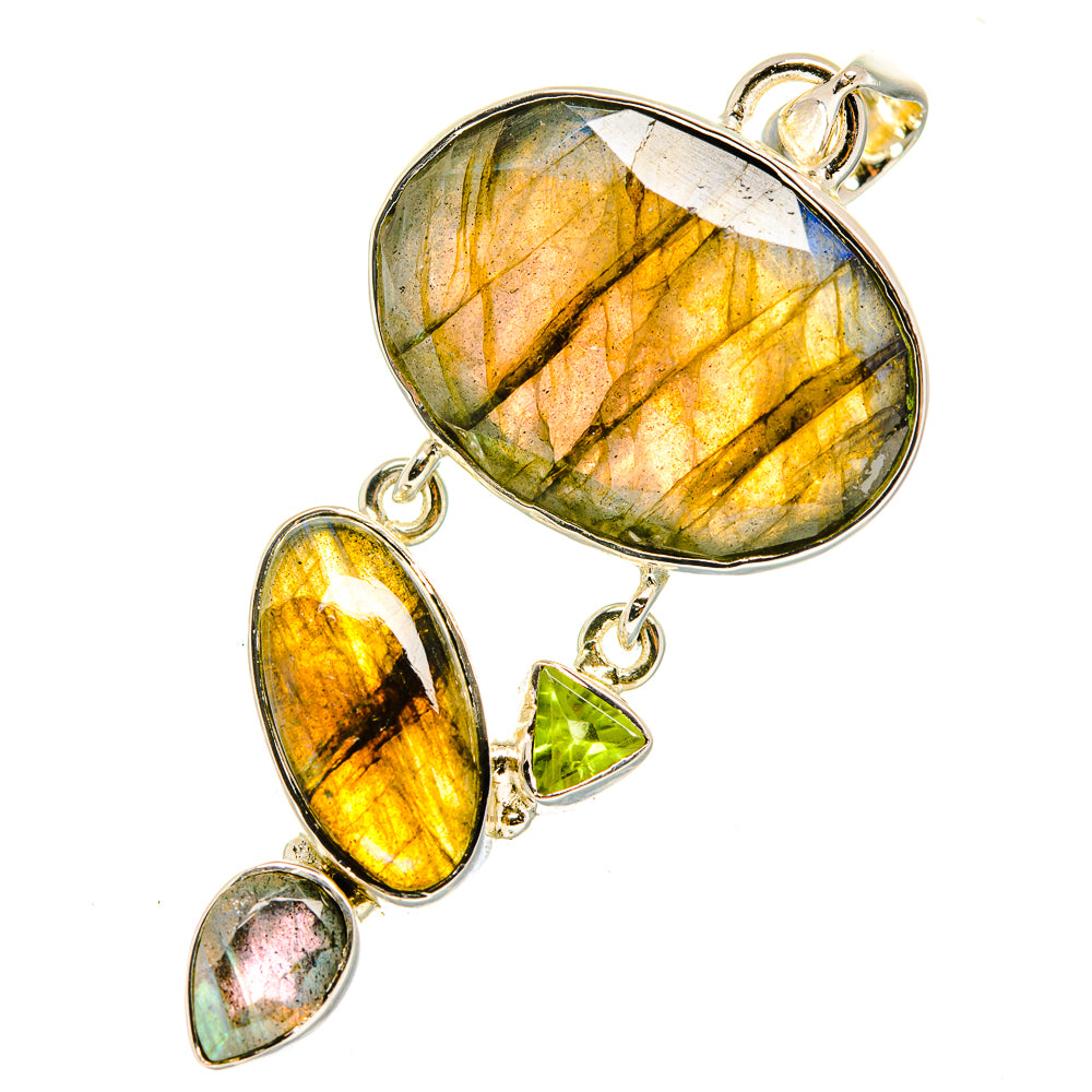 Labradorite Pendants handcrafted by Ana Silver Co - PD11562