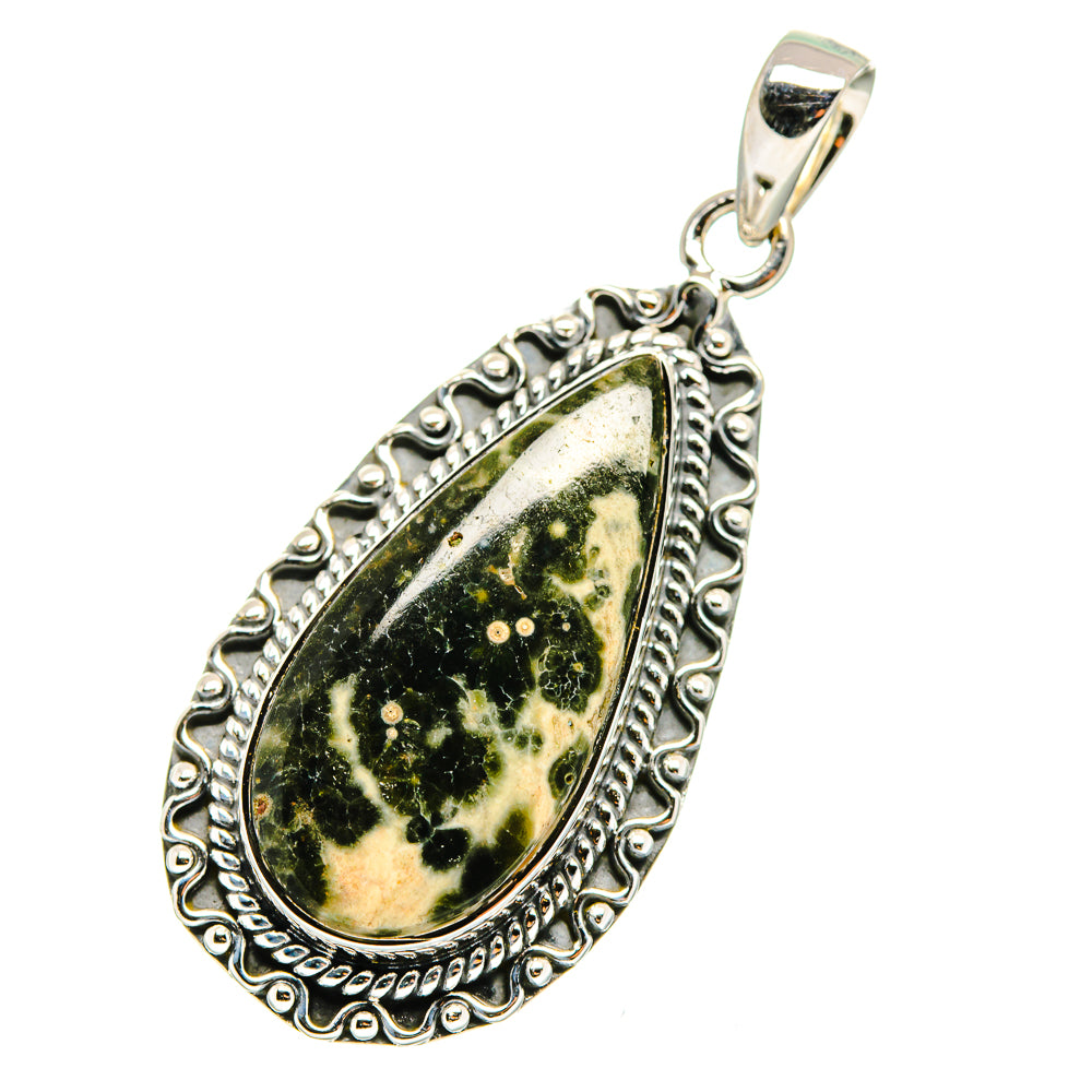 Ocean Jasper Pendants handcrafted by Ana Silver Co - PD11590