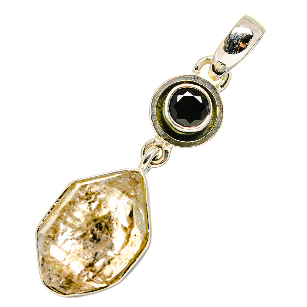Herkimer Diamond Pendants handcrafted by Ana Silver Co - PD11608