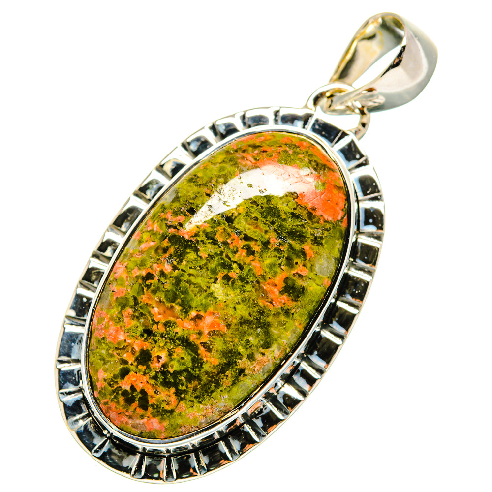 Unakite Pendants handcrafted by Ana Silver Co - PD11610