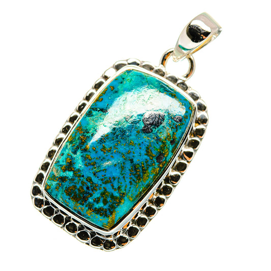 Chrysocolla Pendants handcrafted by Ana Silver Co - PD11666