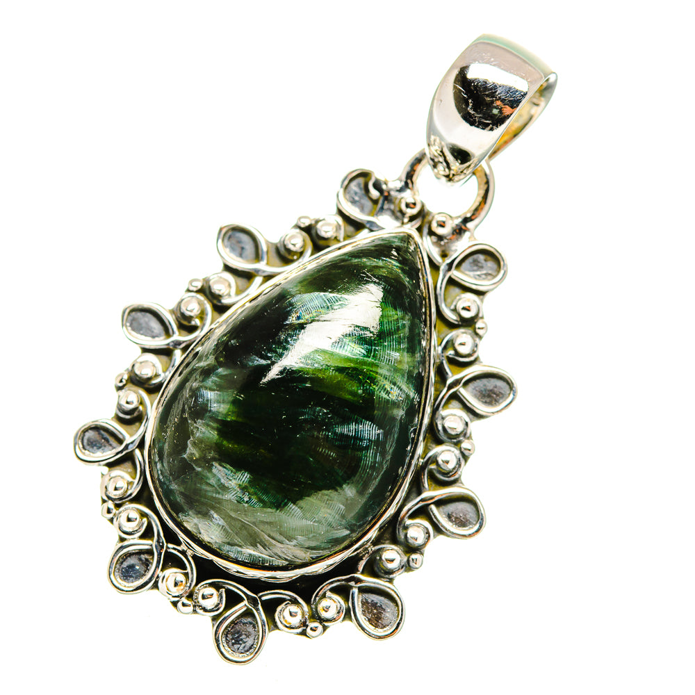 Seraphinite Pendants handcrafted by Ana Silver Co - PD11678