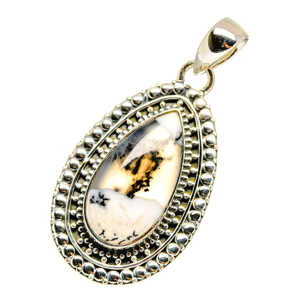 Dendritic Opal Pendants handcrafted by Ana Silver Co - PD11705