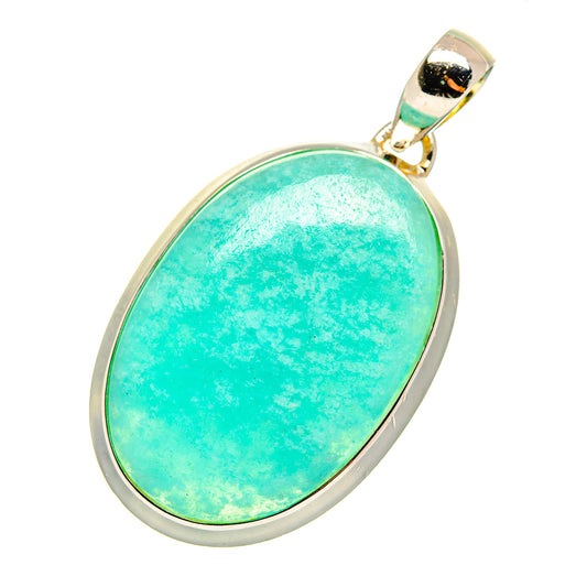 Amazonite Pendants handcrafted by Ana Silver Co - PD11717