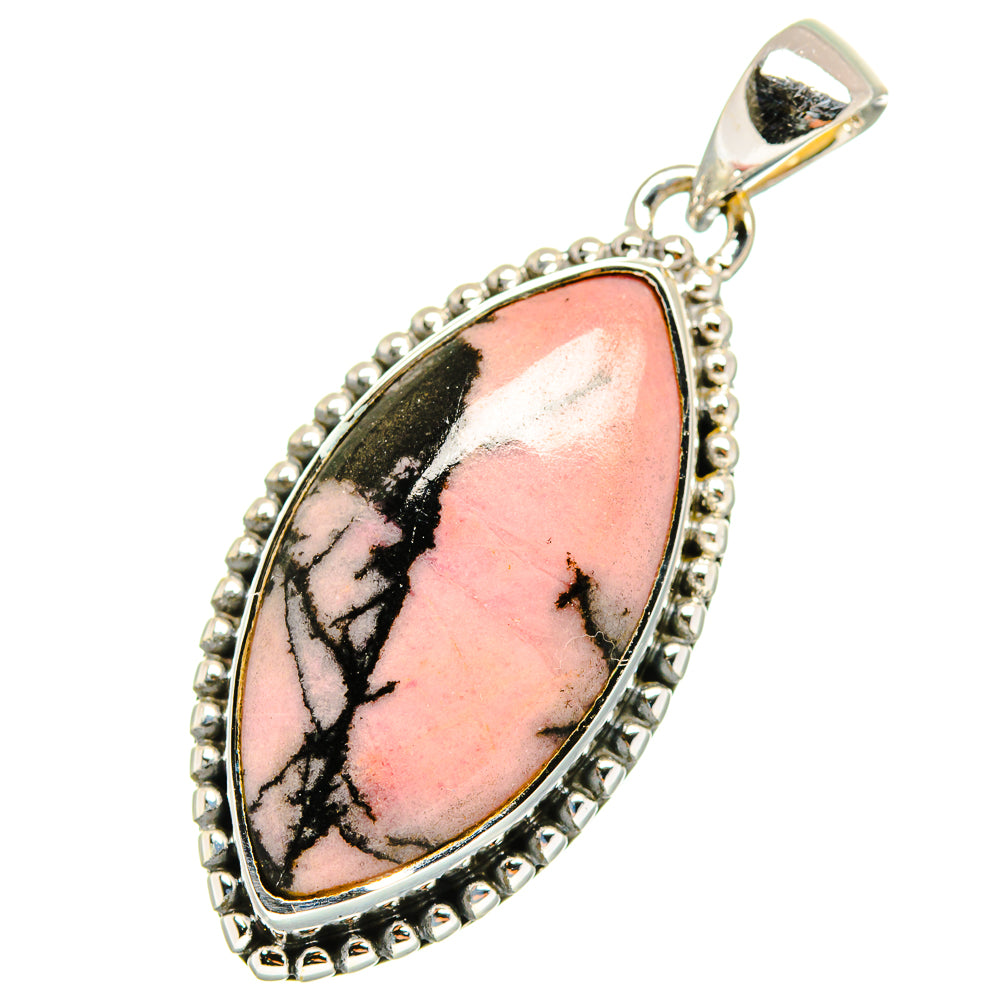 Rhodonite Pendants handcrafted by Ana Silver Co - PD11721