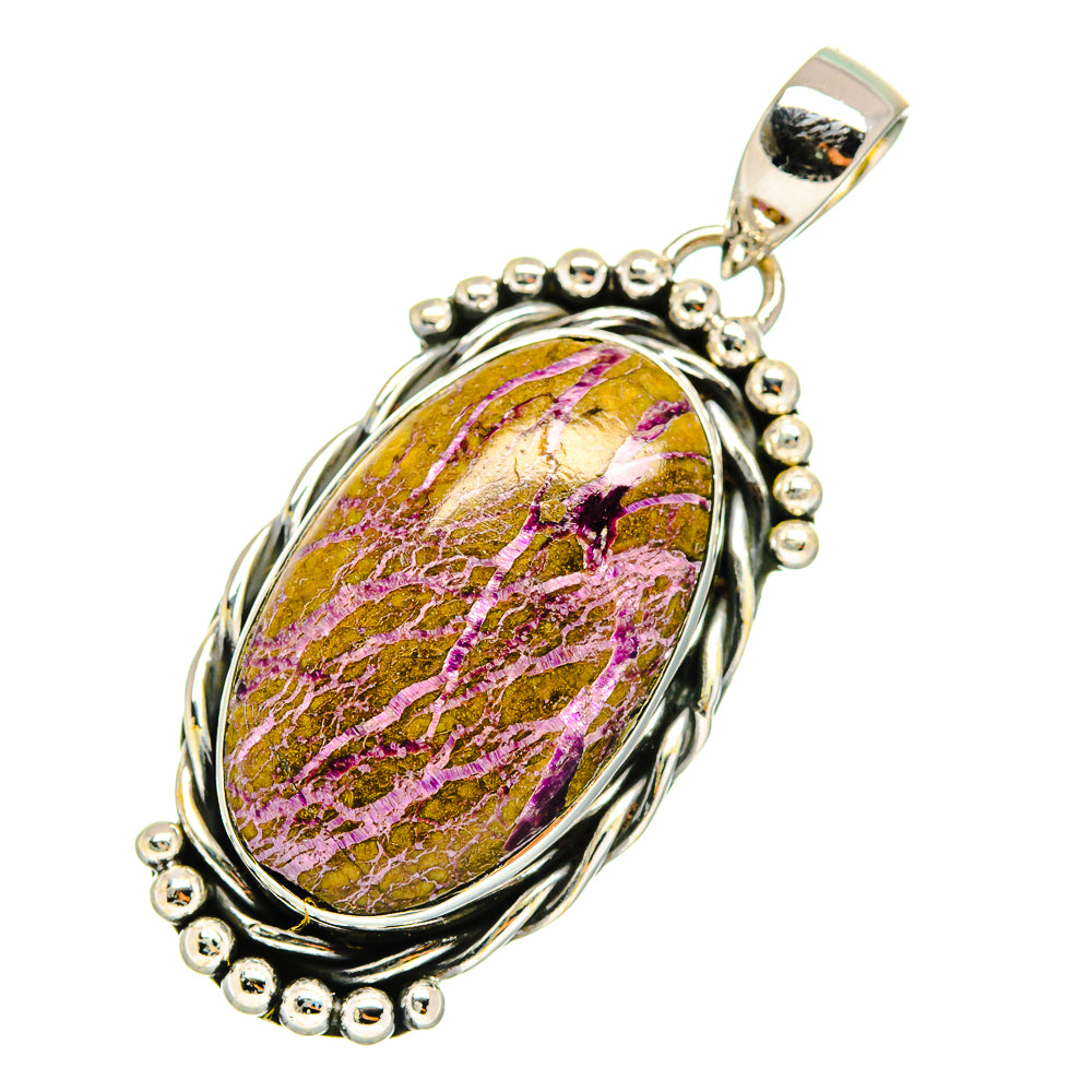 Stichtite Pendants handcrafted by Ana Silver Co - PD11775