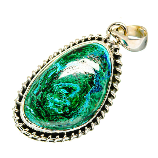 Chrysocolla Pendants handcrafted by Ana Silver Co - PD11779