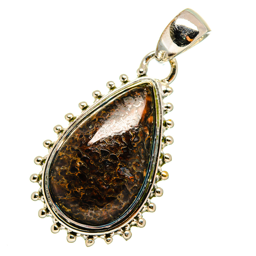 Dinosaur Bone Pendants handcrafted by Ana Silver Co - PD11781