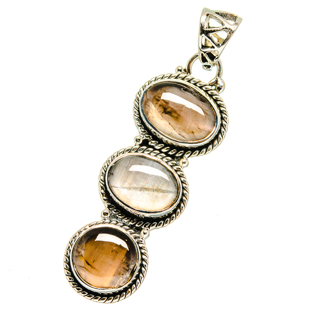 Smoky Quartz Pendants handcrafted by Ana Silver Co - PD11782