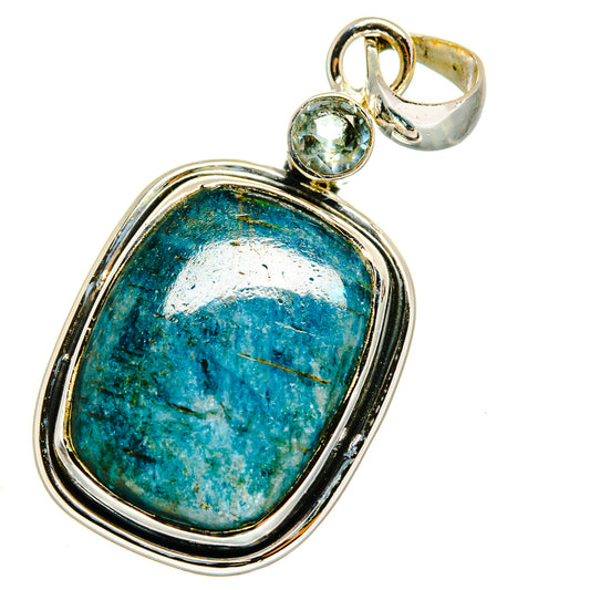 Chrysocolla Pendants handcrafted by Ana Silver Co - PD11805