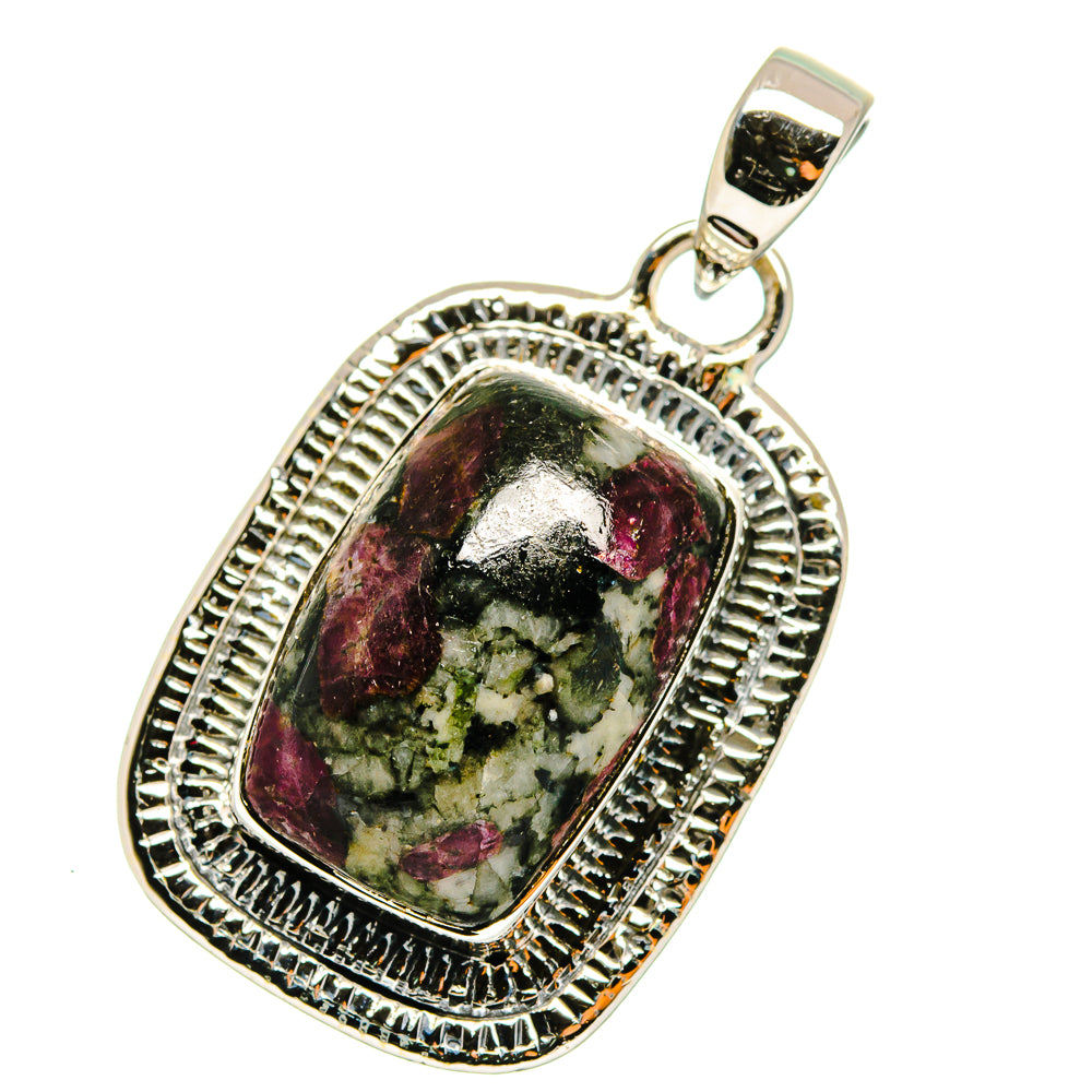 Russian Eudialyte Pendants handcrafted by Ana Silver Co - PD11831