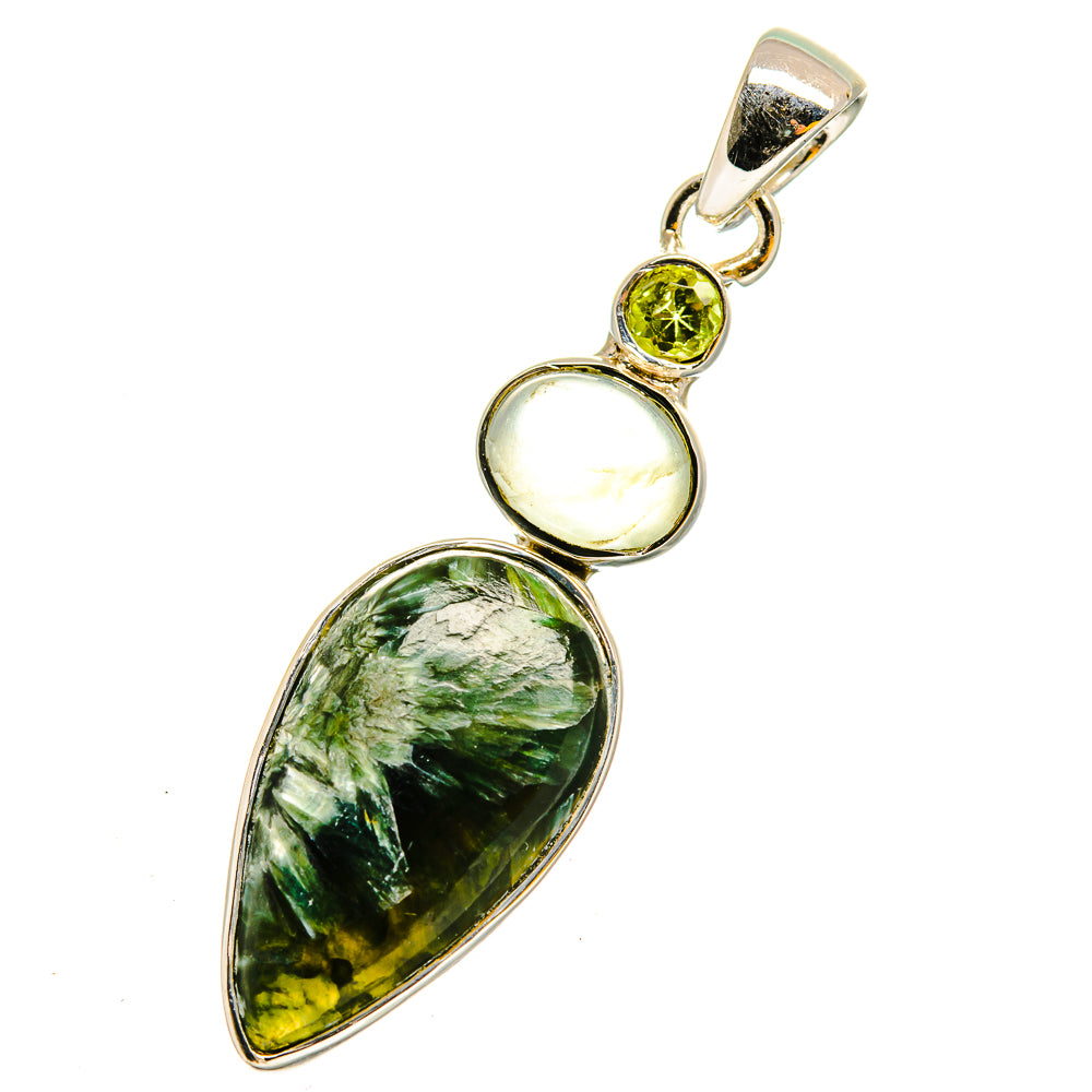 Seraphinite Pendants handcrafted by Ana Silver Co - PD11893