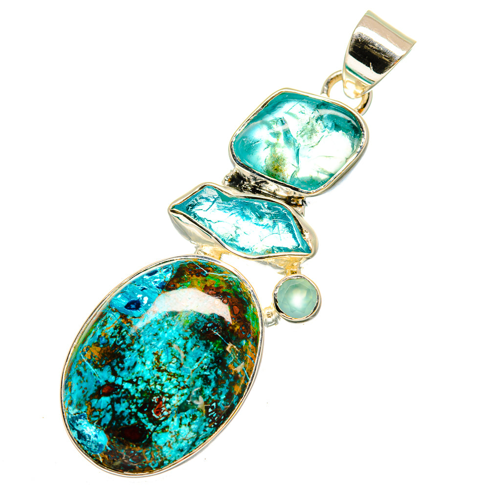 Shattuckite Pendants handcrafted by Ana Silver Co - PD11948