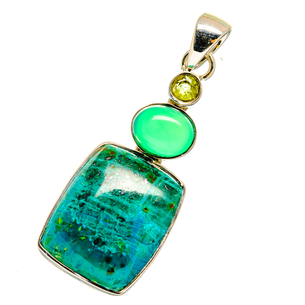 Chrysocolla Pendants handcrafted by Ana Silver Co - PD11963