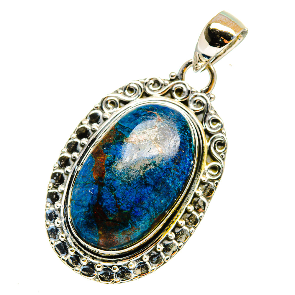 Shattuckite Pendants handcrafted by Ana Silver Co - PD11976