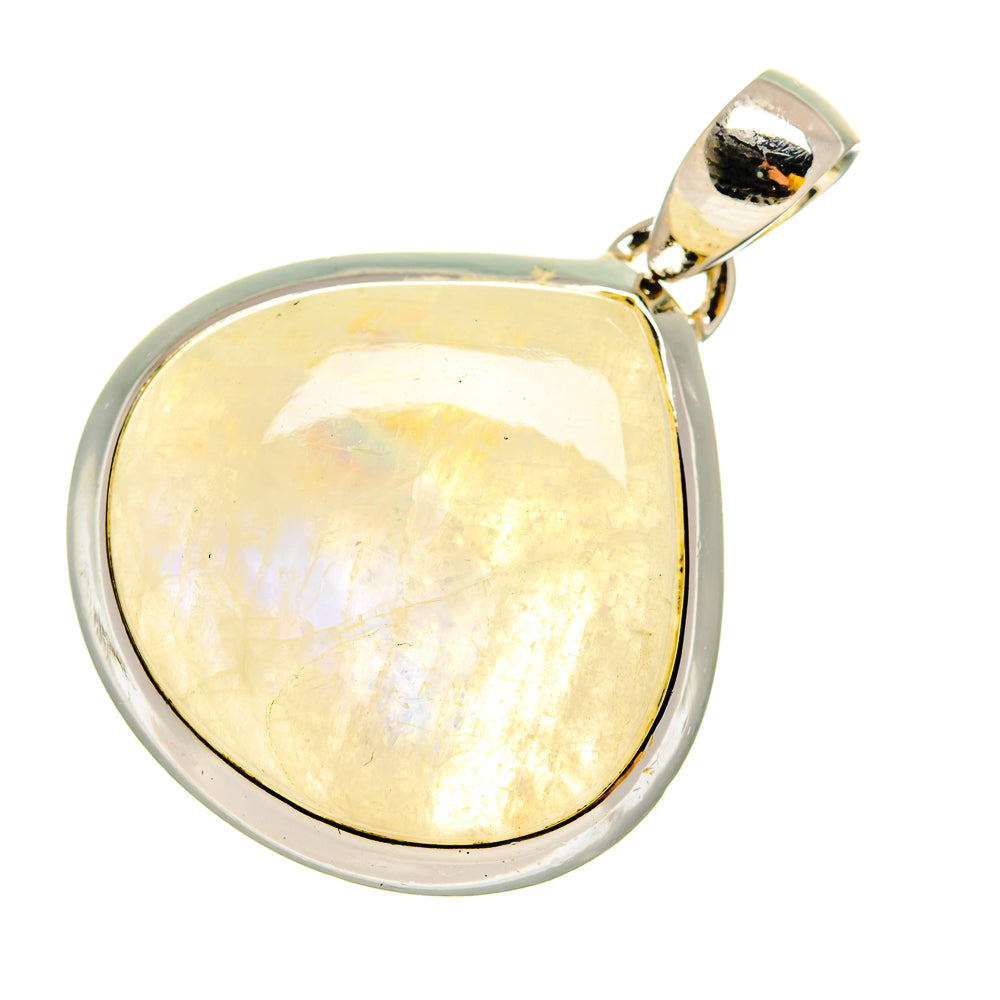 Rainbow Moonstone Pendants handcrafted by Ana Silver Co - PD11986