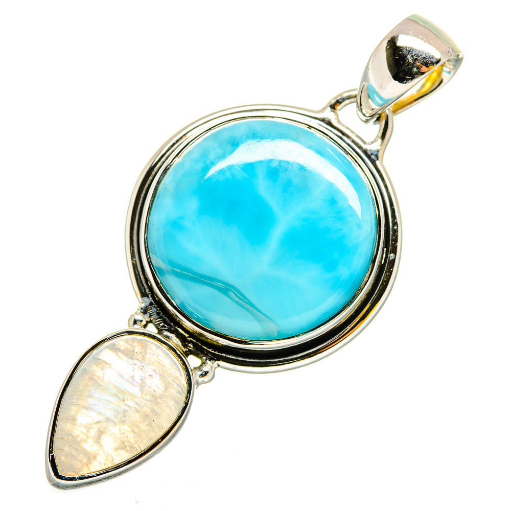 Larimar Pendants handcrafted by Ana Silver Co - PD12025