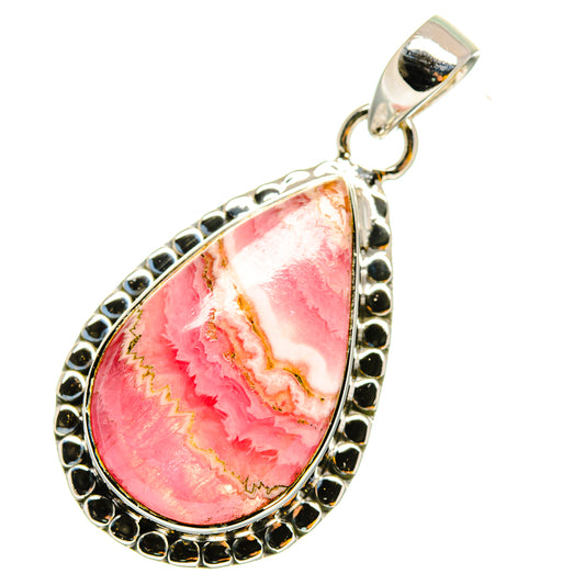 Rhodochrosite Pendants handcrafted by Ana Silver Co - PD12056