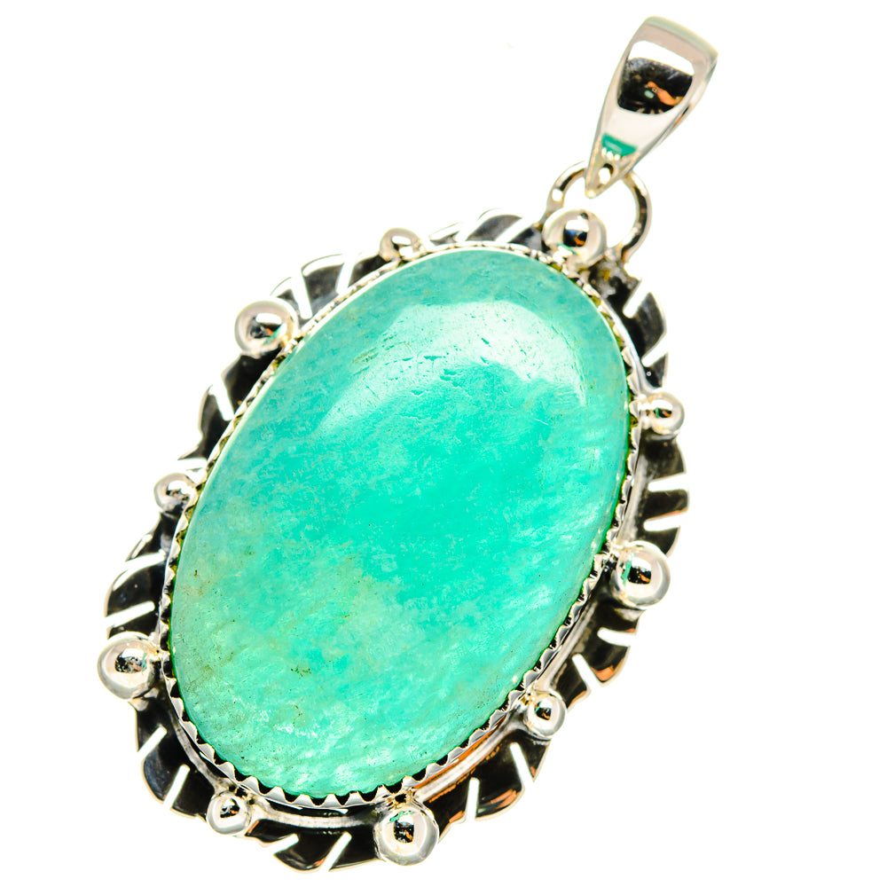 Amazonite Pendants handcrafted by Ana Silver Co - PD12188