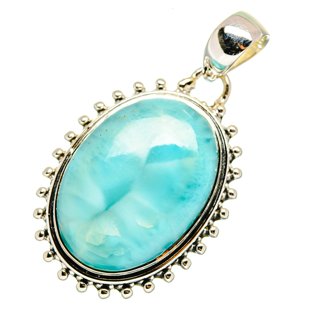 Larimar Pendants handcrafted by Ana Silver Co - PD12202