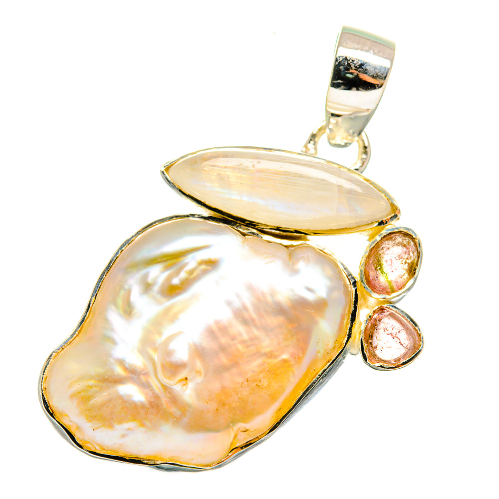 Mother Of Pearl Pendants handcrafted by Ana Silver Co - PD12205