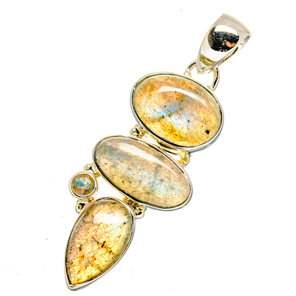 Labradorite Pendants handcrafted by Ana Silver Co - PD12215