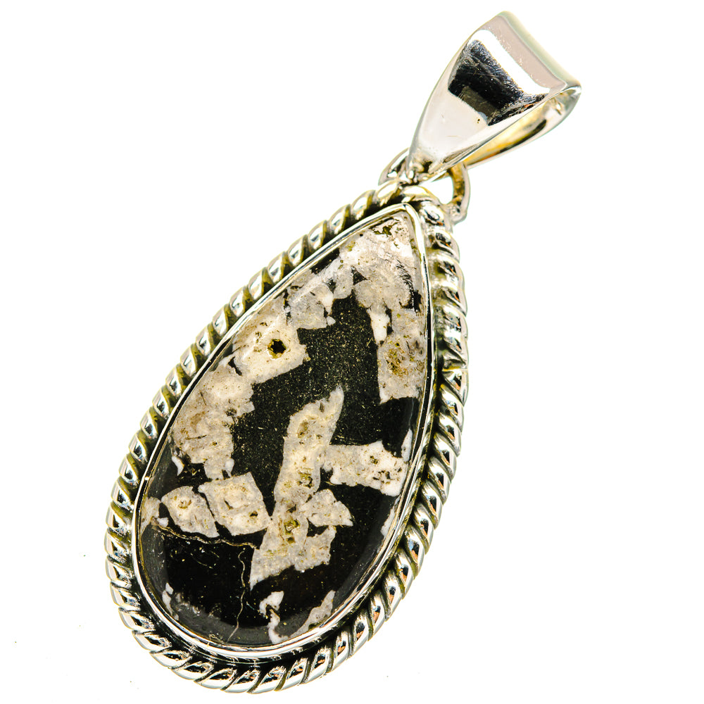 Pinolith Jasper Pendants handcrafted by Ana Silver Co - PD12217 - Photo 2