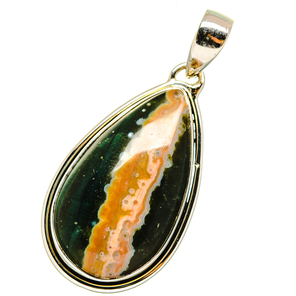Ocean Jasper Pendants handcrafted by Ana Silver Co - PD12222