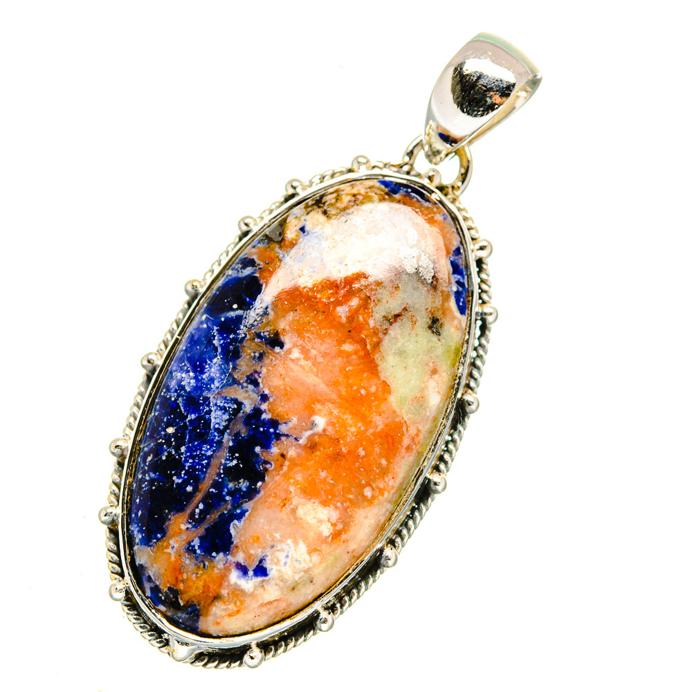 Sodalite Pendants handcrafted by Ana Silver Co - PD12253