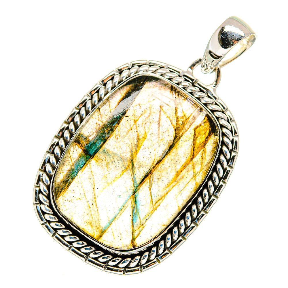 Labradorite Pendants handcrafted by Ana Silver Co - PD12300