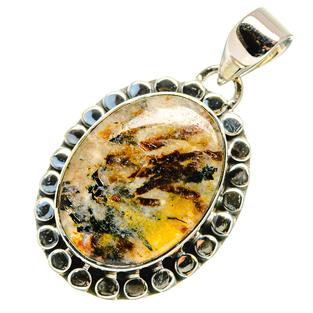 Astrophyllite Pendants handcrafted by Ana Silver Co - PD12303