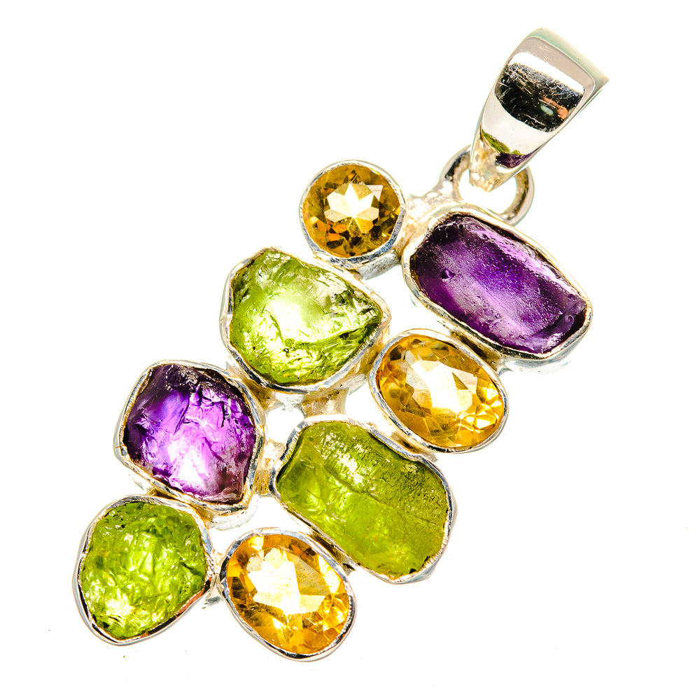 Peridot Pendants handcrafted by Ana Silver Co - PD12326