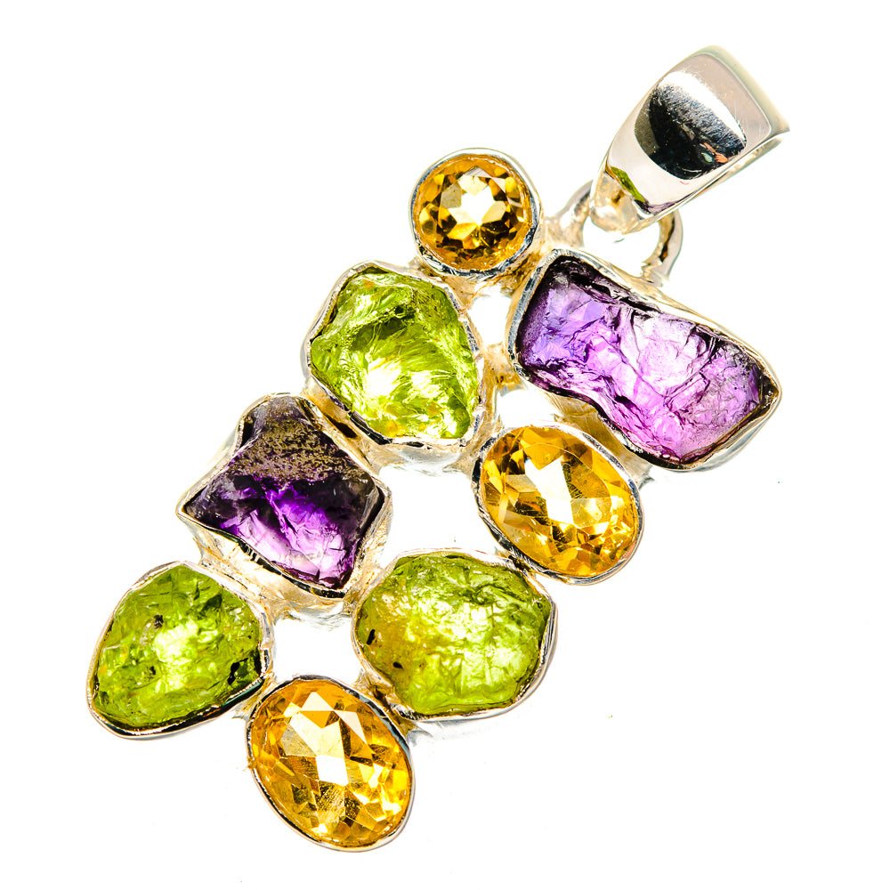 Amethyst Pendants handcrafted by Ana Silver Co - PD12381