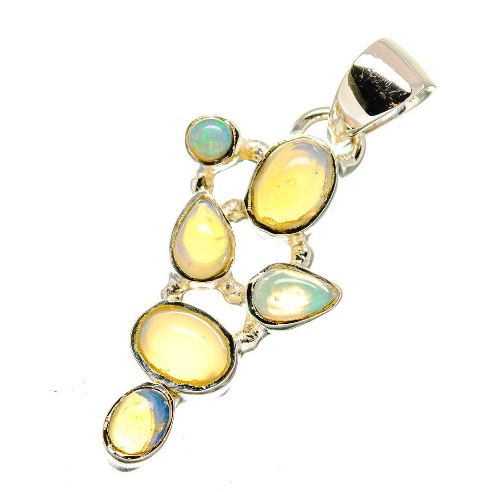 Ethiopian Opal Pendants handcrafted by Ana Silver Co - PD12403